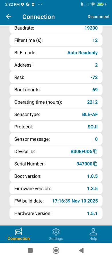LIGO PRO dashboard (further details)